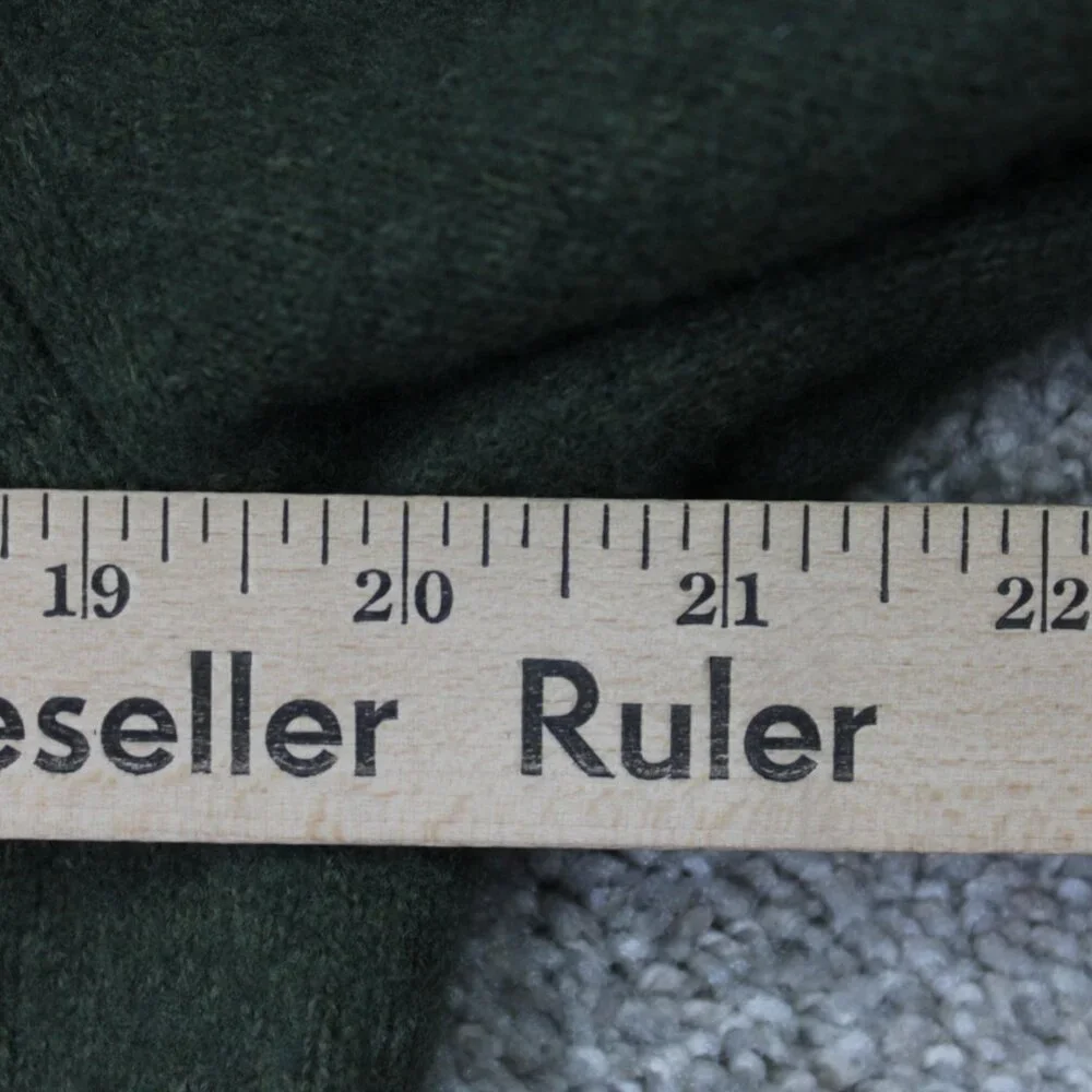 Banana‎ Republic Sweater Mens XL Green Merino Extra Fine Wool Blend L/S Pullover
